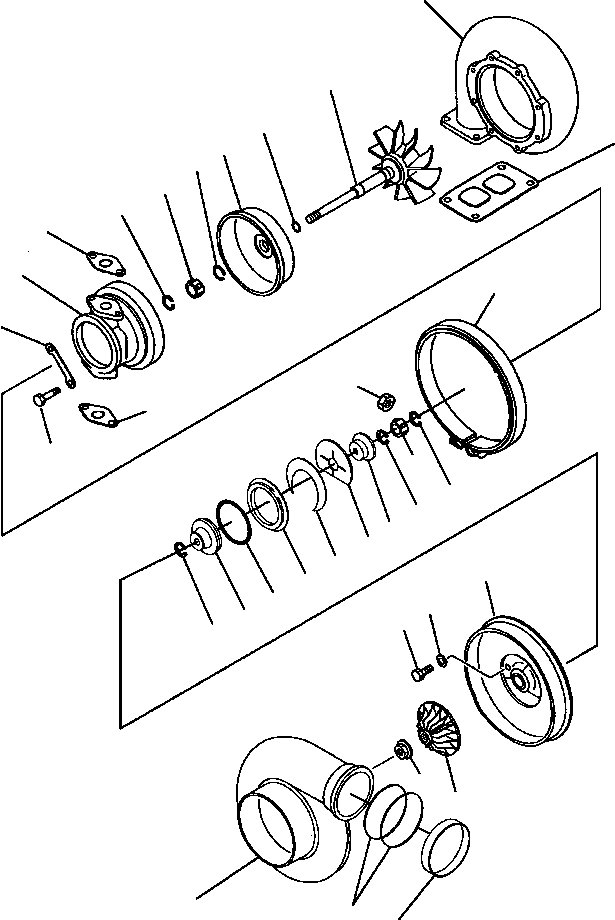 Crawler Bulldozers DRESSTA / TD-25G S/N P072001-P072037(TD25GUG) / TURBOCHARGER(12-046 : 12-046)