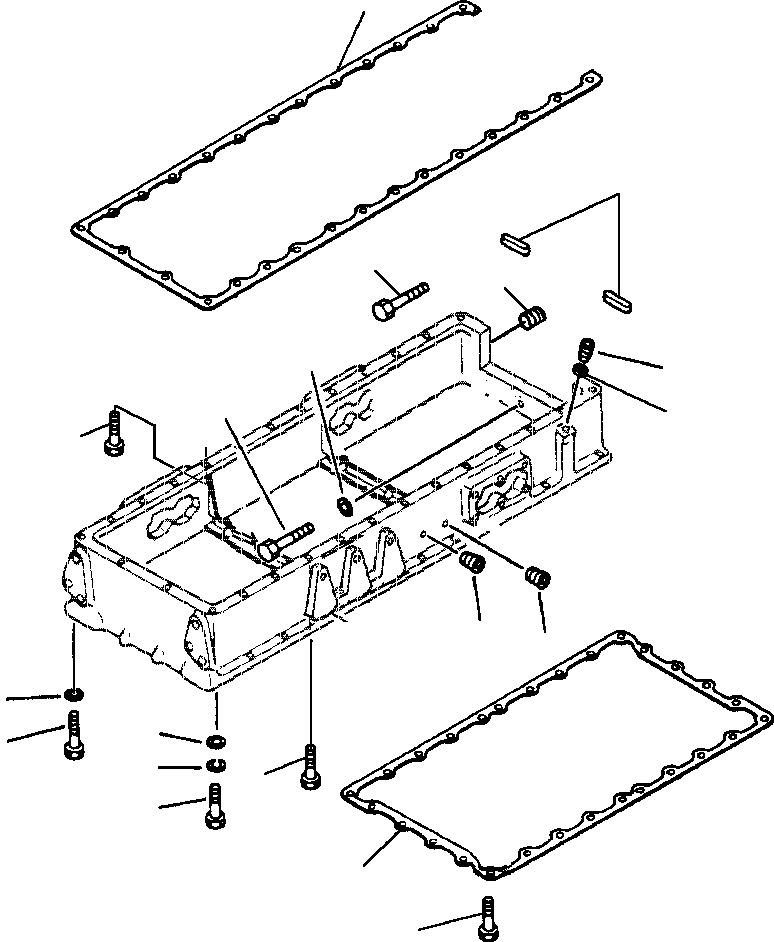 Crawler Bulldozers DRESSTA / TD-25G S/N P072001-P072037(TD25GUG) / OIL PAN MOUNTING(12-062 : 12-062)