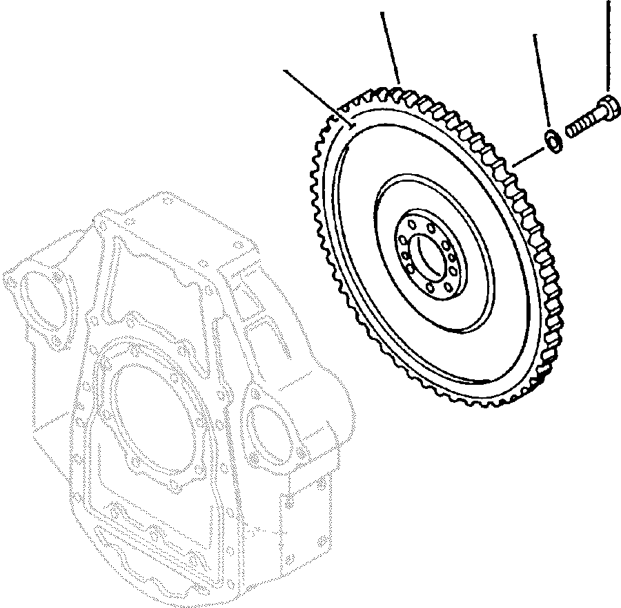 Crawler Bulldozers DRESSTA / TD-25G S/N P072001-P072037(TD25GUG) / FLYWHEEL(12-066 : 12-066)