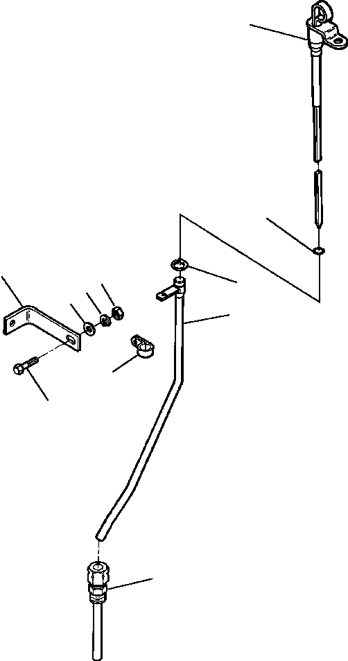 Crawler Bulldozers DRESSTA / TD-25G S/N P072001-P072037(TD25GUG) / OIL LEVEL GAUGE(12-082 : 12-082)