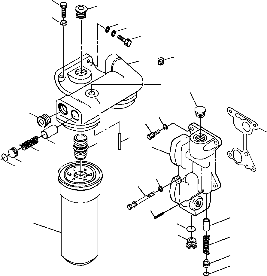 Crawler Bulldozers DRESSTA / TD-25G S/N P072001-P072037(TD25GUG) / LUBRICATING OIL FILTER(12-088 : 12-088)