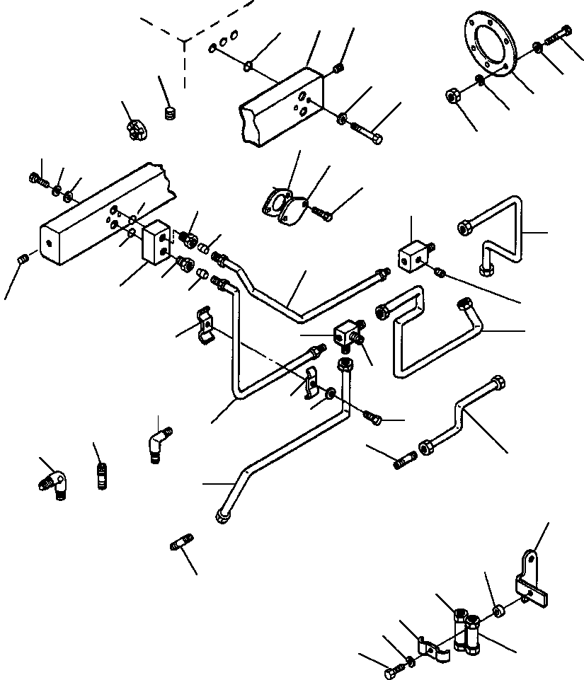 Crawler Bulldozers DRESSTA / TD-25G S/N P072001-P072037(TD25GUG) / FUEL TUBING(12-098 : 12-098)