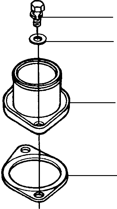 Crawler Bulldozers DRESSTA / TD-25G S/N P072001-P072037(TD25GUG) / WATER OUTLET CONNECTION(12-132 : 12-132)