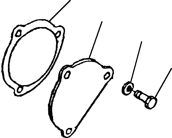 Crawler Bulldozers DRESSTA / TD-25G S/N P072001-P072037(TD25GUG) / STARTER MOUNTING(12-144 : 12-144)