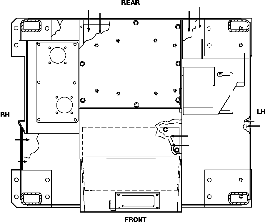 Crawler Bulldozers DRESSTA / TD-25G S/N P072001-P072037(TD25GUG) / ROPS CAB FLOORMATS AND UNDERLAYMENTS(13-066 : 13-066)