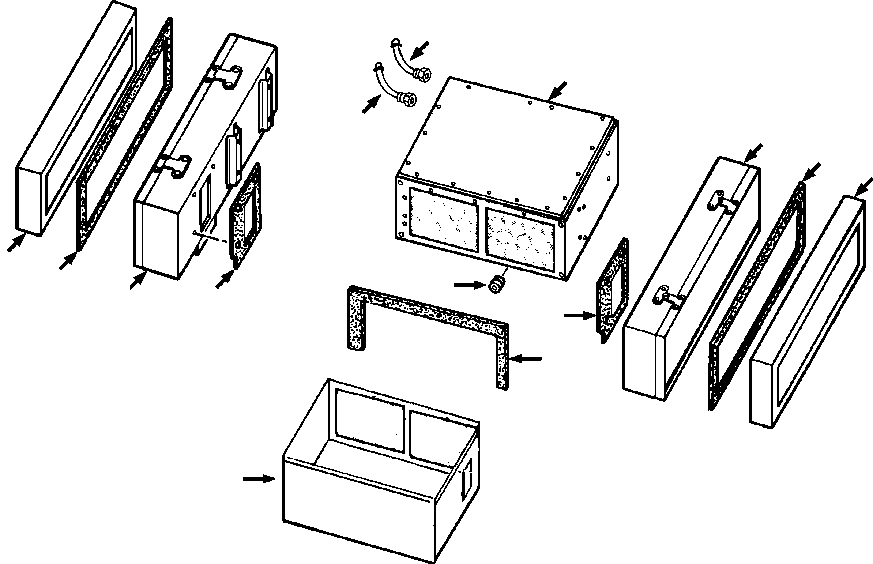 Crawler Bulldozers DRESSTA / TD-25G S/N P072001-P072037(TD25GUG) / HEATER PRESSURIZER ROOF UNIT(13-094 : 13-094)