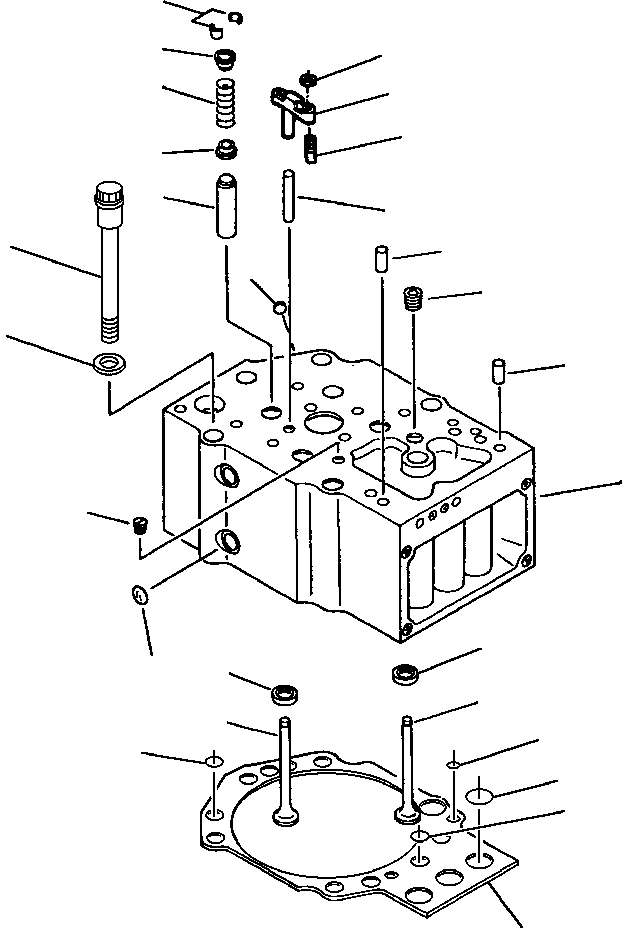 Crawler Bulldozers DRESSTA / TD-40B S/N U002001-Up/P000701-Up(TD40B) / CYLINDER HEAD(01-002 : 01-002)