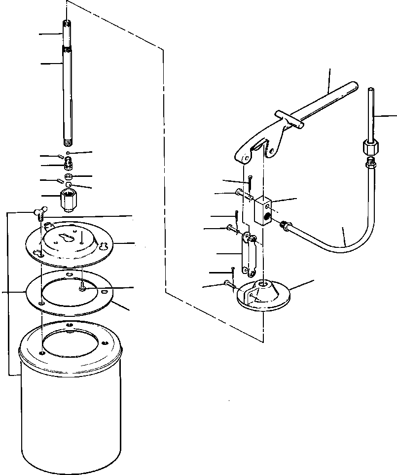 Crawler Bulldozers DRESSTA / TD-40B S/N U002001-Up/P000701-Up(TD40B) / TANK TYPE LUBRICATOR(02-020 : 02-020)