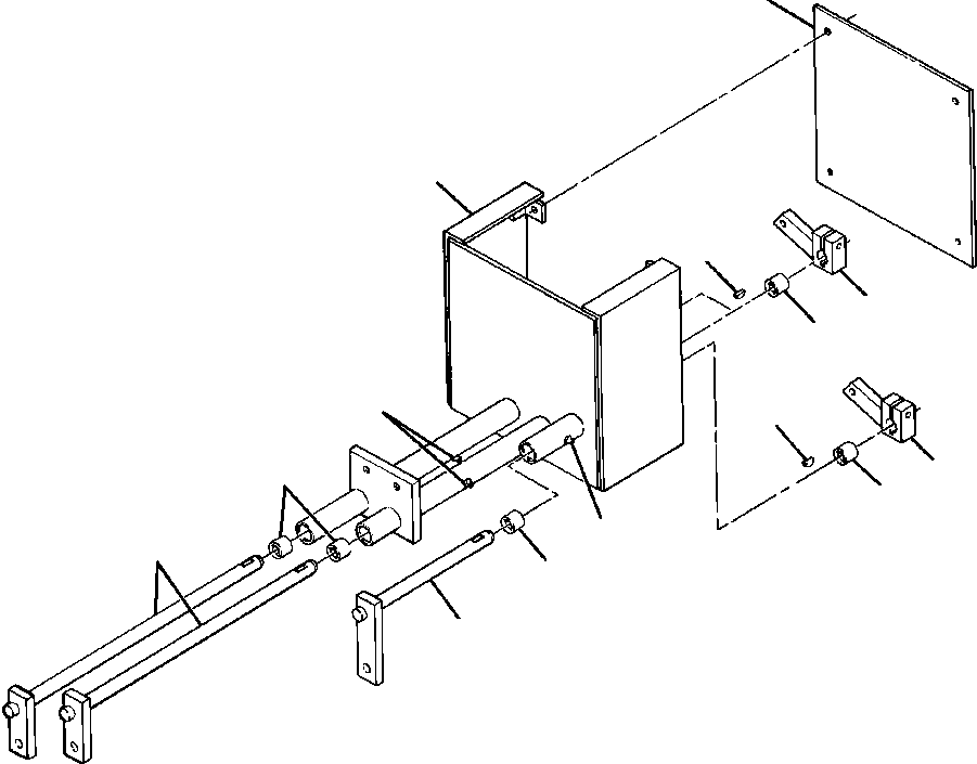 Crawler Bulldozers DRESSTA / TD-40B S/N U002001-Up/P000701-Up(TD40B) / CROSSOVER SUPPORT(05-006 : 05-006)