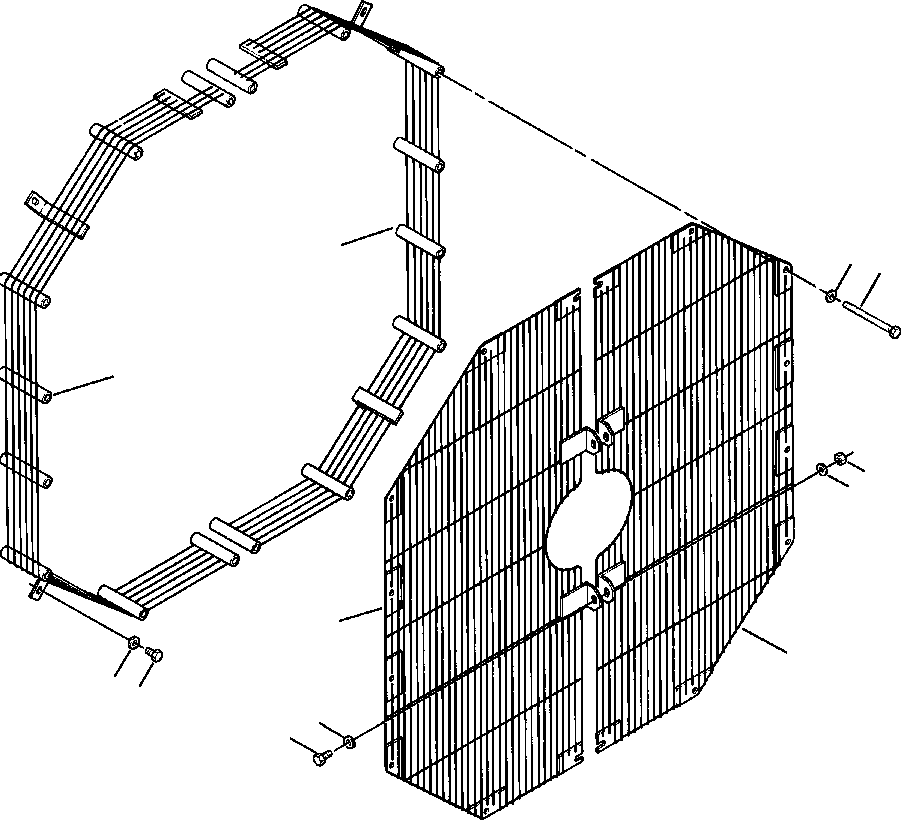 Crawler Bulldozers DRESSTA / TD-40B S/N U002001-Up/P000701-Up(TD40B) / FAN GUARD(06-014 : 06-014)