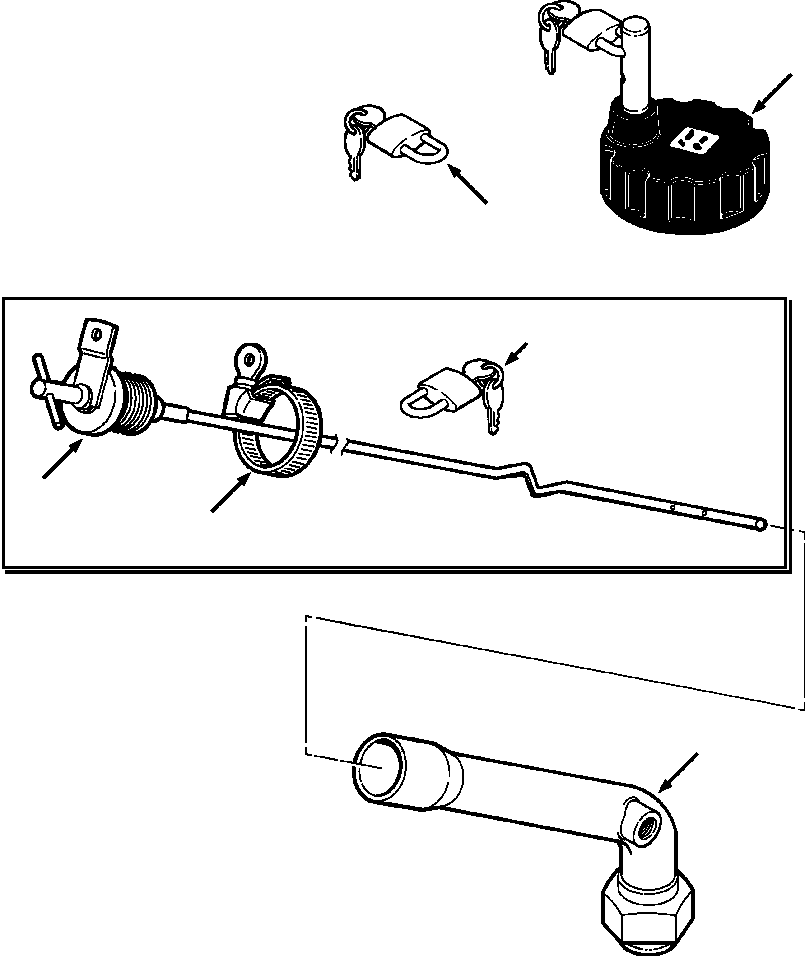 Crawler Bulldozers DRESSTA / TD-8H S/N P035501-P036254(TD8H) / ANTI-VANDALISM(02-012 : 02ZZTD9H.001)