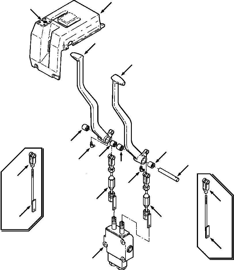 Crawler Bulldozers DRESSTA / TD-8H S/N P035501-P036254(TD8H) / HAND STEERING(05-002 : 05ADTD9H.002)