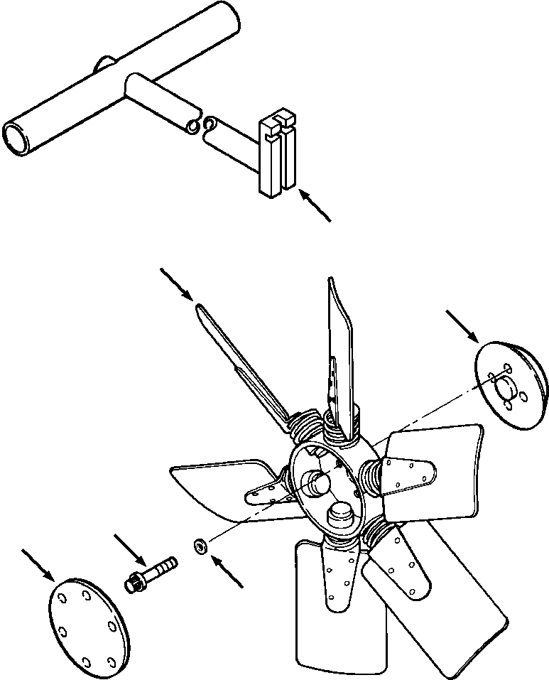 Crawler Bulldozers DRESSTA / TD-8H S/N P035501-P036254(TD8H) / REVERSIBLE FAN(06-010 : 06ARTD9H.002)