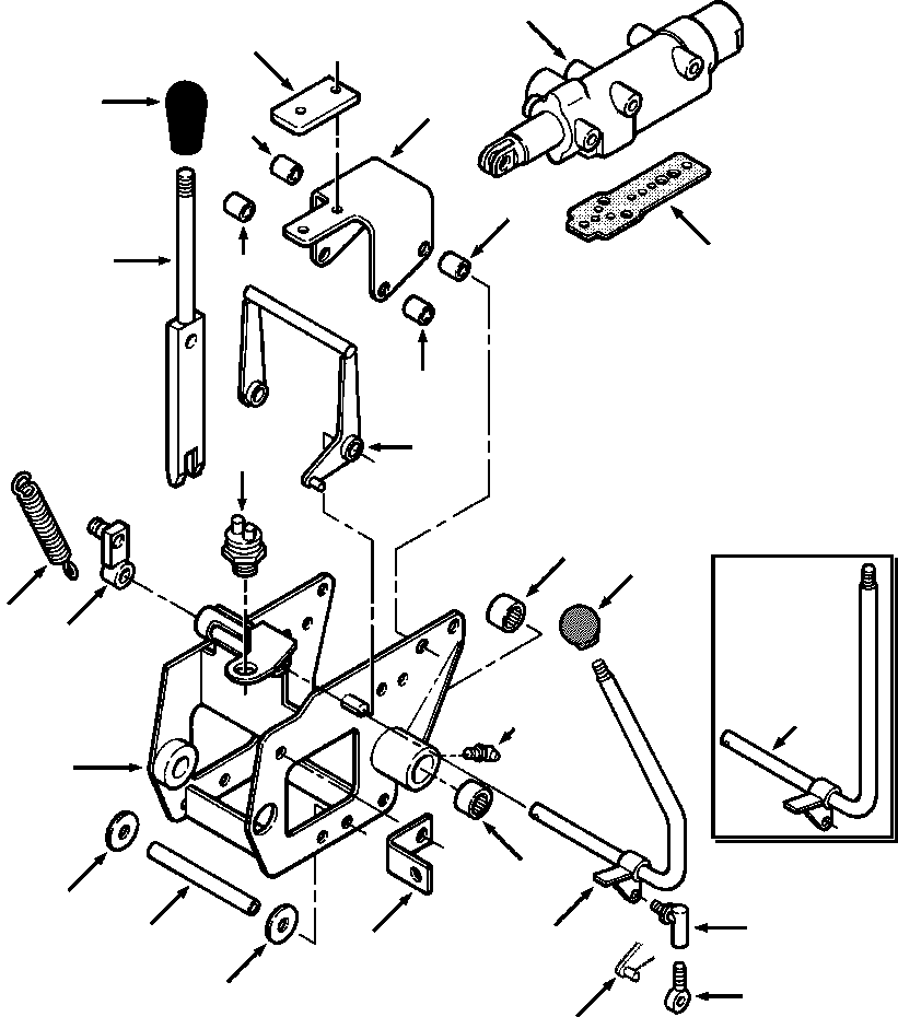 Crawler Bulldozers DRESSTA / TD-8H S/N P035501-P036254(TD8H) / TRANSMISSION CONTROLS(07-048 : 07EDTD9H.001)