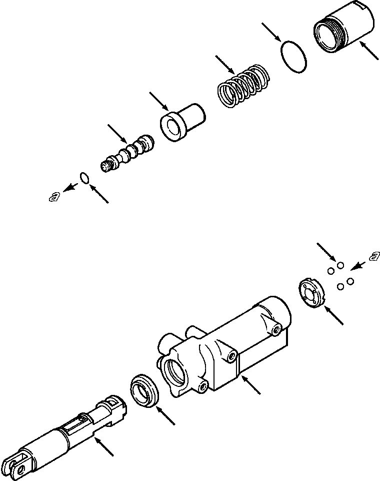 Crawler Bulldozers DRESSTA / TD-8H S/N P035501-P036254(TD8H) / PILOT CONTROL VALVE(07-052 : 07EDTD9H.002)