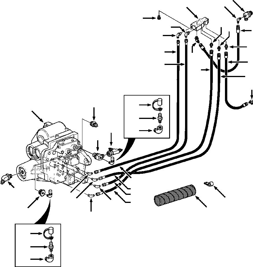 Crawler Bulldozers DRESSTA / TD-8H S/N P035501-P036254(TD8H) / COMPLETE TRANSMISSION TORQUE CONVERTER(07-060 : 07CRTD8H.001)