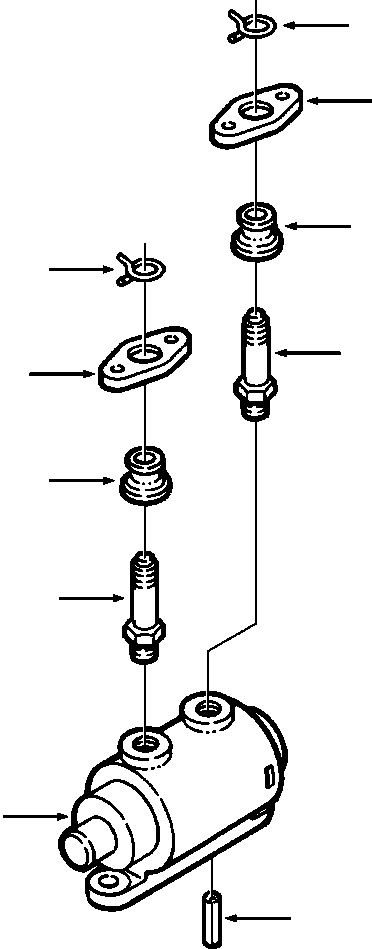 Crawler Bulldozers DRESSTA / TD-8H S/N P035501-P036254(TD8H) / STEERING CYLINDER CONNECTIONS(07-102 : 07ZZTD9H.001)