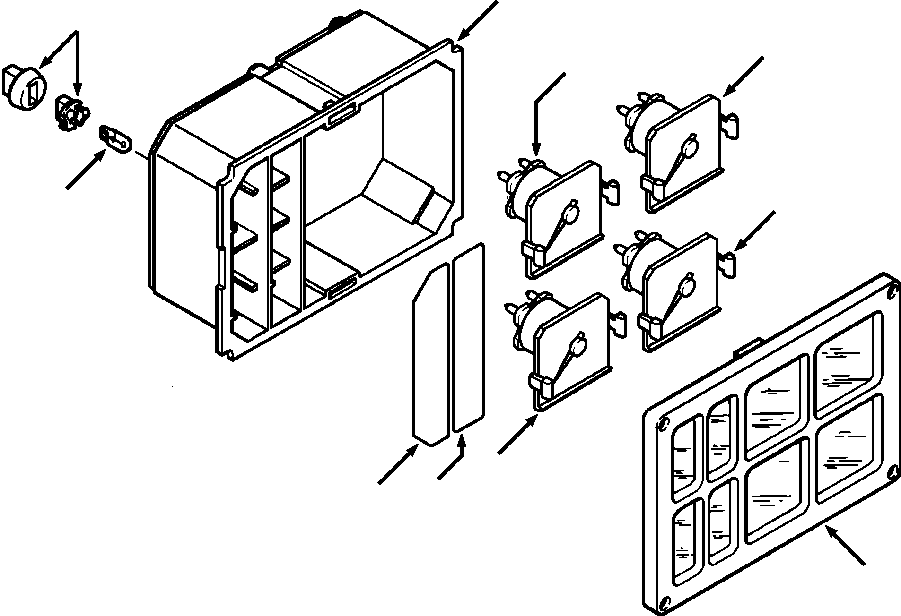Crawler Bulldozers DRESSTA / TD-8H S/N P035501-P036254(TD8H) / GAUGE CLUSTER(11-010 : 11AHTD9H.002)