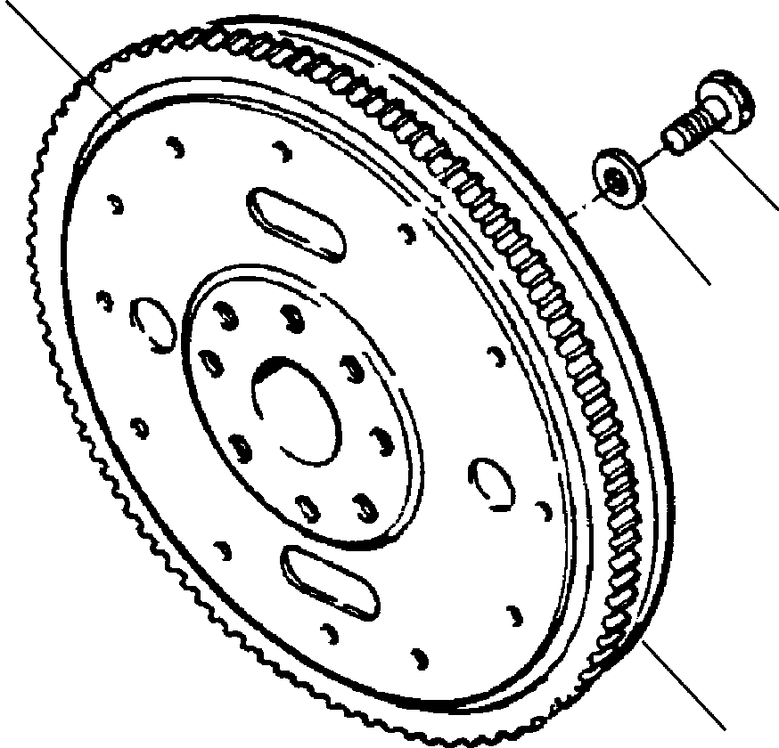 Crawler Bulldozers DRESSTA / TD-8H S/N P035501-P036254(TD8H) / FLYWHEEL - DIRECT DRIVE(12-064 : E2AR410T.007)