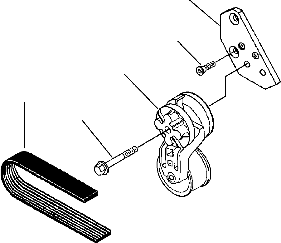 Crawler Bulldozers DRESSTA / TD-8H S/N P035501-P036254(TD8H) / BELT, BELT TENSIONER & MOUNTING(12-116 : E6AC410T.005)