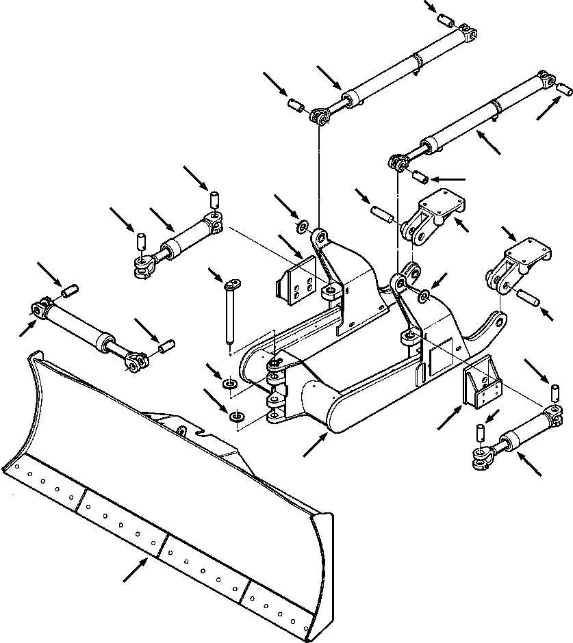 Crawler Bulldozers DRESSTA / TD-8H S/N P035501-P036254(TD8H) / BLADE EQUIPMENT LOW GROUND PRESSURE(17-004 : 17ADTD8H.002)