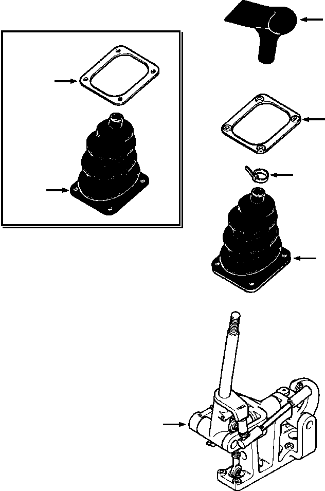 Crawler Bulldozers DRESSTA / TD-9H S/N P045501-P046274(TD9H) / EQUIPMENT VALVE CONTROLS THREE SPOOL VALVE(10-040 : 10AZ789H.001)