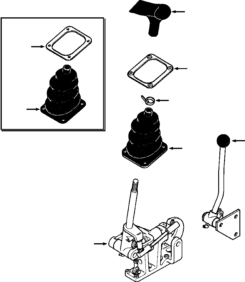 Crawler Bulldozers DRESSTA / TD-9H S/N P045501-P046274(TD9H) / EQUIPMENT VALVE CONTROLS FOUR SPOOL VALVE(10-042 : 10AZ789H.002)