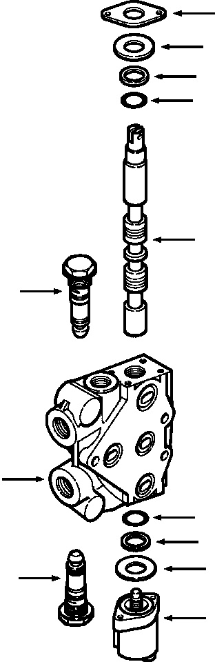 Crawler Bulldozers DRESSTA / TD-9H S/N P045501-P046274(TD9H) / BLADE TILT SECTION(10-058 : 10BHTD9H.004)