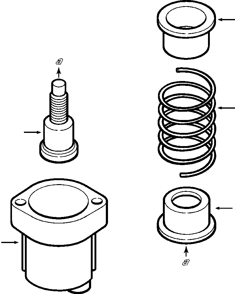 Crawler Bulldozers DRESSTA / TD-9H S/N P045501-P046274(TD9H) / SPOOL POSITIONER(10-064 : 10BHTD9H.010)