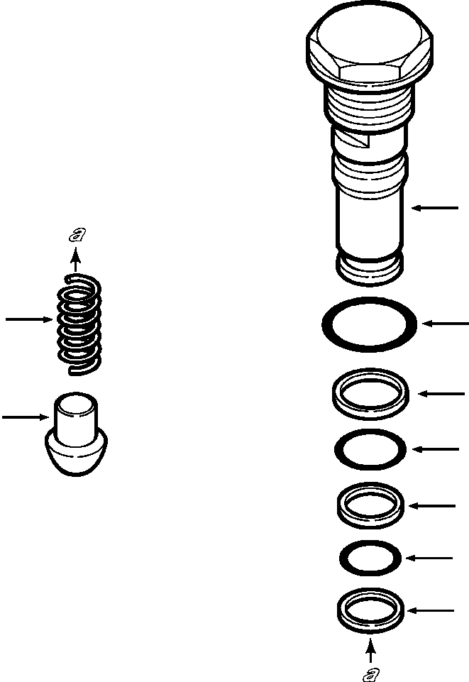 Crawler Bulldozers DRESSTA / TD-9H S/N P045501-P046274(TD9H) / LOAD CHECK VALVE(10-066 : 10BHTD9H.006)
