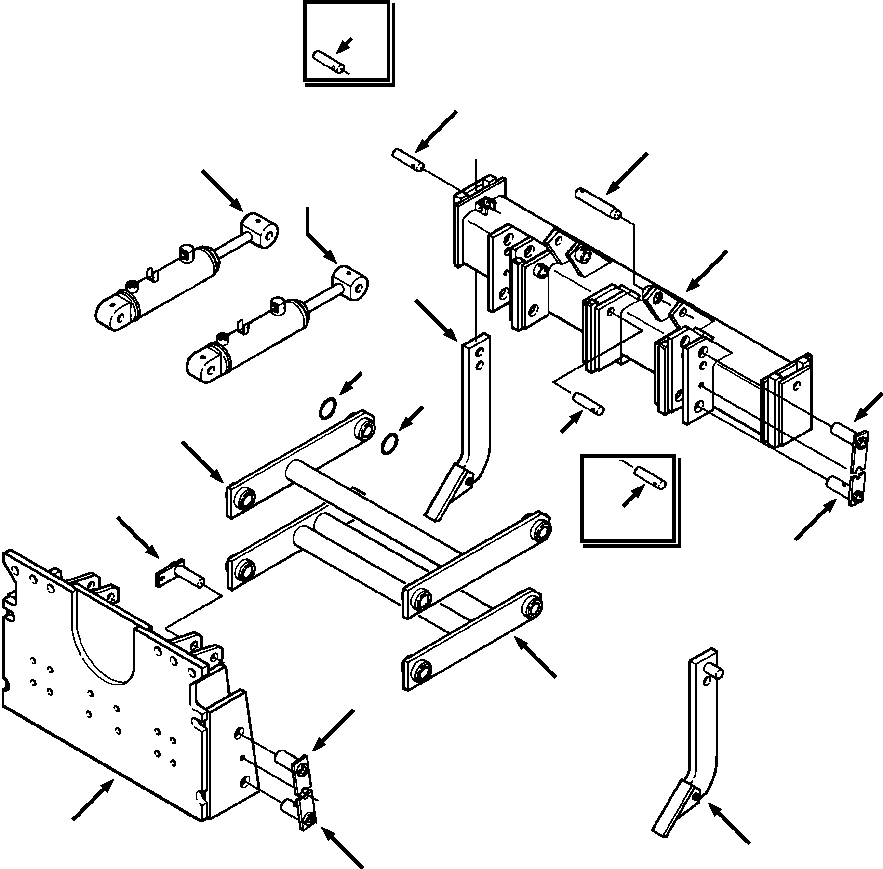 Crawler Bulldozers DRESSTA / TD-9H S/N P045501-P046274(TD9H) / RIPPER(17-014 : 17BVTD9H.003)