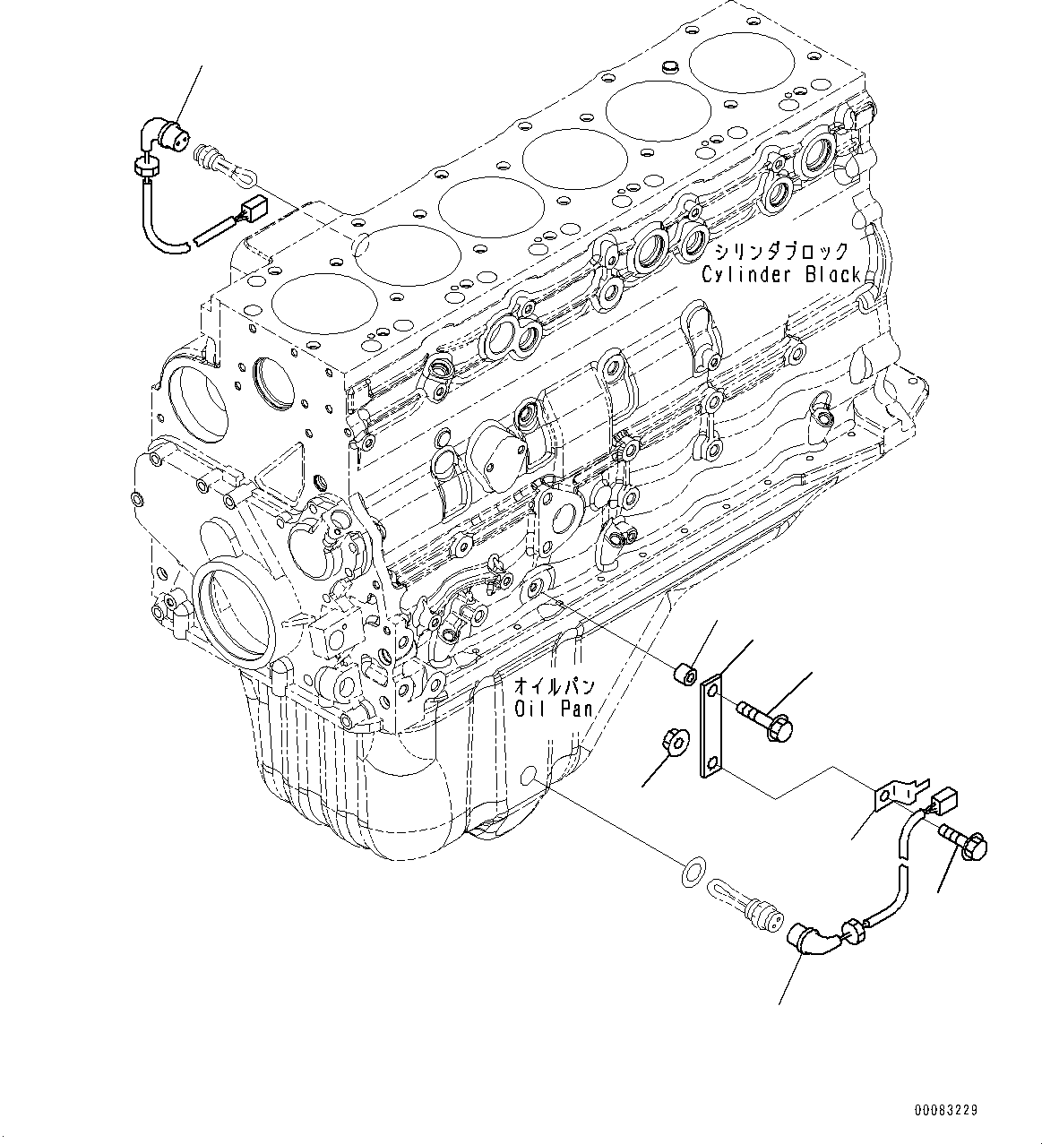 Engines Komatsu / SAA6D107E-3E S/N 26634517-UP (For WA380-8)(WA00008H) / Coolant Heater Related Parts(C002001 : A6510-001001)