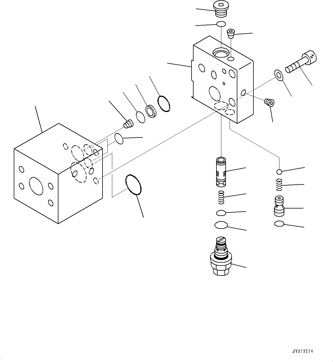 Wheel Loaders Komatsu / WA320-8 S/N H70051-UP(WA00019H) / Hydraulic Piping, with Quick Coupler, without Boom Piping, Self-pressure Reducing Valve (#H70051-)(H012002 : H4200-002002)