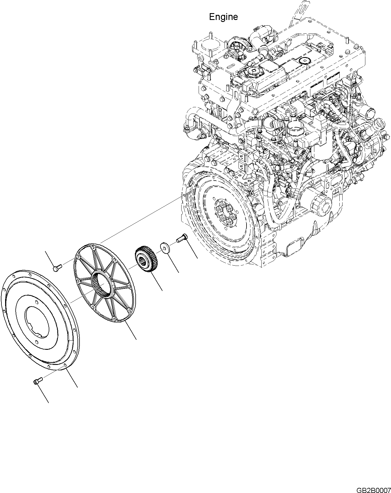Wheel Loaders Komatsu / WA100M-8 S/N H11051 - UP(WA100M8) / DAMPER(B4600-001001 : B4600-001001)