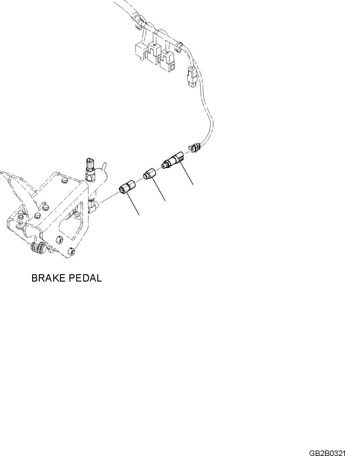 Wheel Loaders Komatsu / WA100M-8 S/N H11051 - UP(WA100M8) / HST HYDRAULIC, PRESSURE SENSOR(F4430-002003 : F4430-002003)