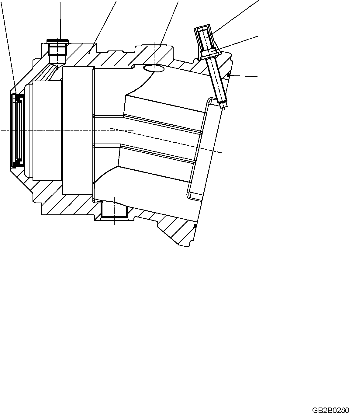 Wheel Loaders Komatsu / WA100M-8 S/N H11051 - UP(WA100M8) / HST HYDRAULIC, HYDRAULIC MOTOR, INNER PARTS (1/5)(F4430-002009 : F4430-002009)