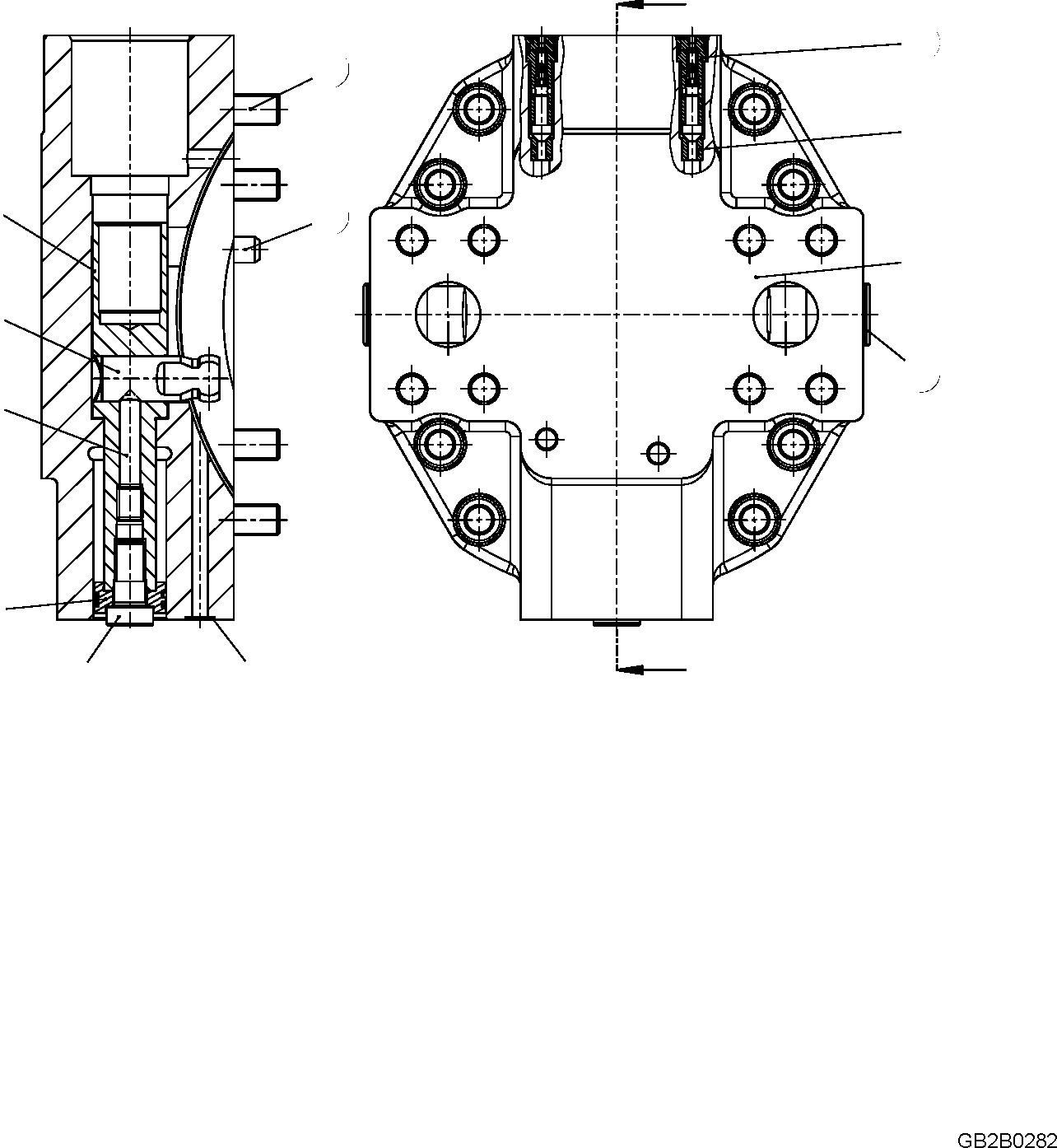 Wheel Loaders Komatsu / WA100M-8 S/N H11051 - UP(WA100M8) / HST HYDRAULIC, HYDRAULIC MOTOR, INNER PARTS (3/5)(F4430-002011 : F4430-002011)