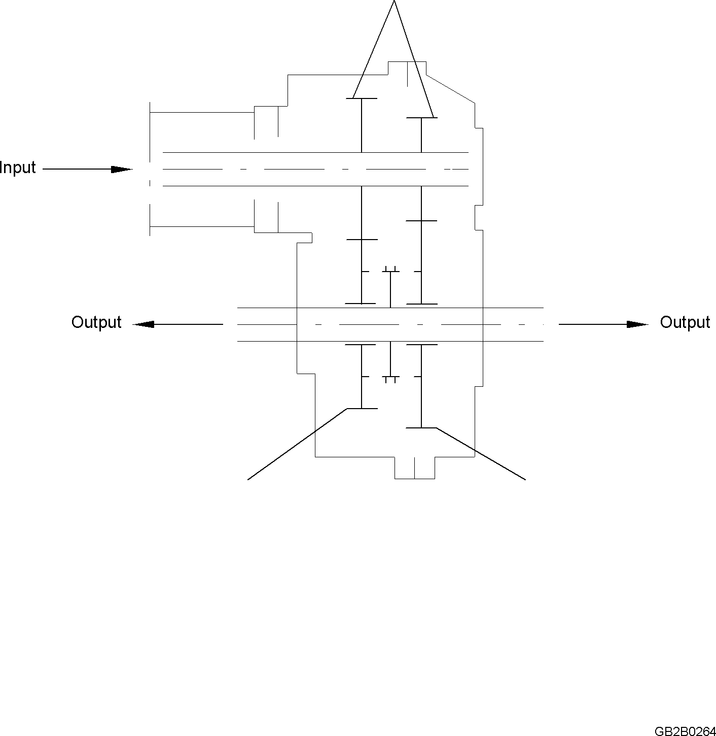 Wheel Loaders Komatsu / WA100M-8 S/N H11051 - UP(WA100M8) / REAR AXLE, GEARS(F4500-002008 : F4500-002008)