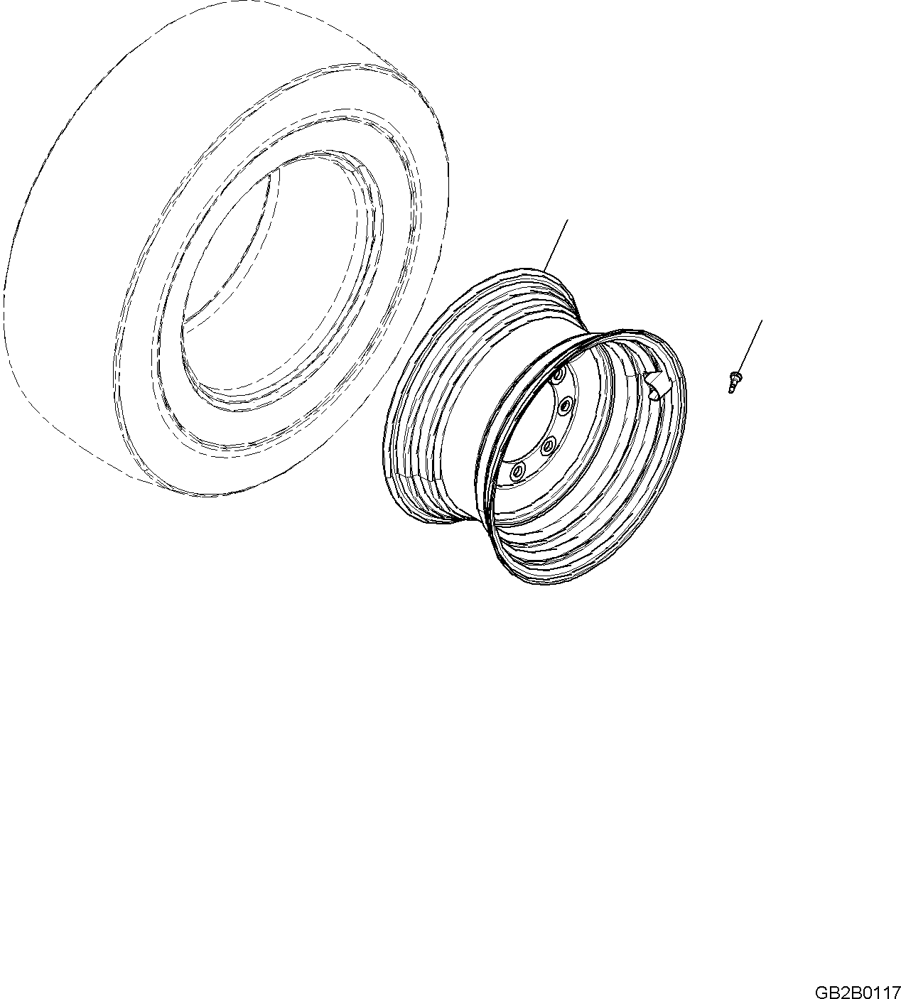 Wheel Loaders Komatsu / WA100M-8 S/N H11051 - UP(WA100M8) / WHEEL 405/70-24 MPT-4(S4100-001001 : S4100-001001)