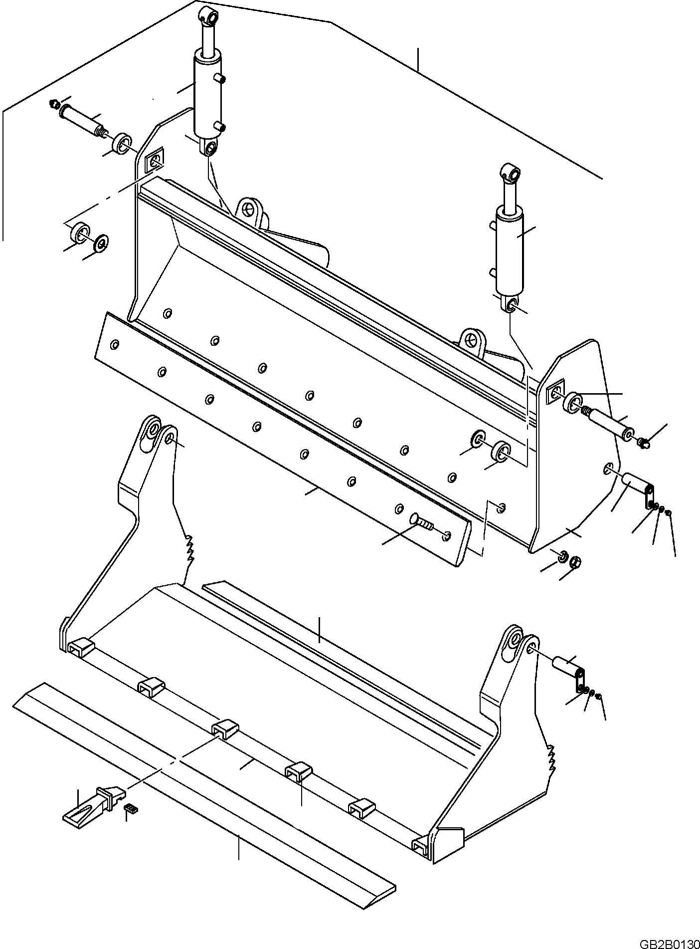 Wheel Loaders Komatsu / WA100M-8 S/N H11051 - UP(WA100M8) / MULTI PURPOSE BUCKET, MULTI PURPOSE BUCKET, 1.05 CBM (1/2)(T4120-008001 : T4120-008001)
