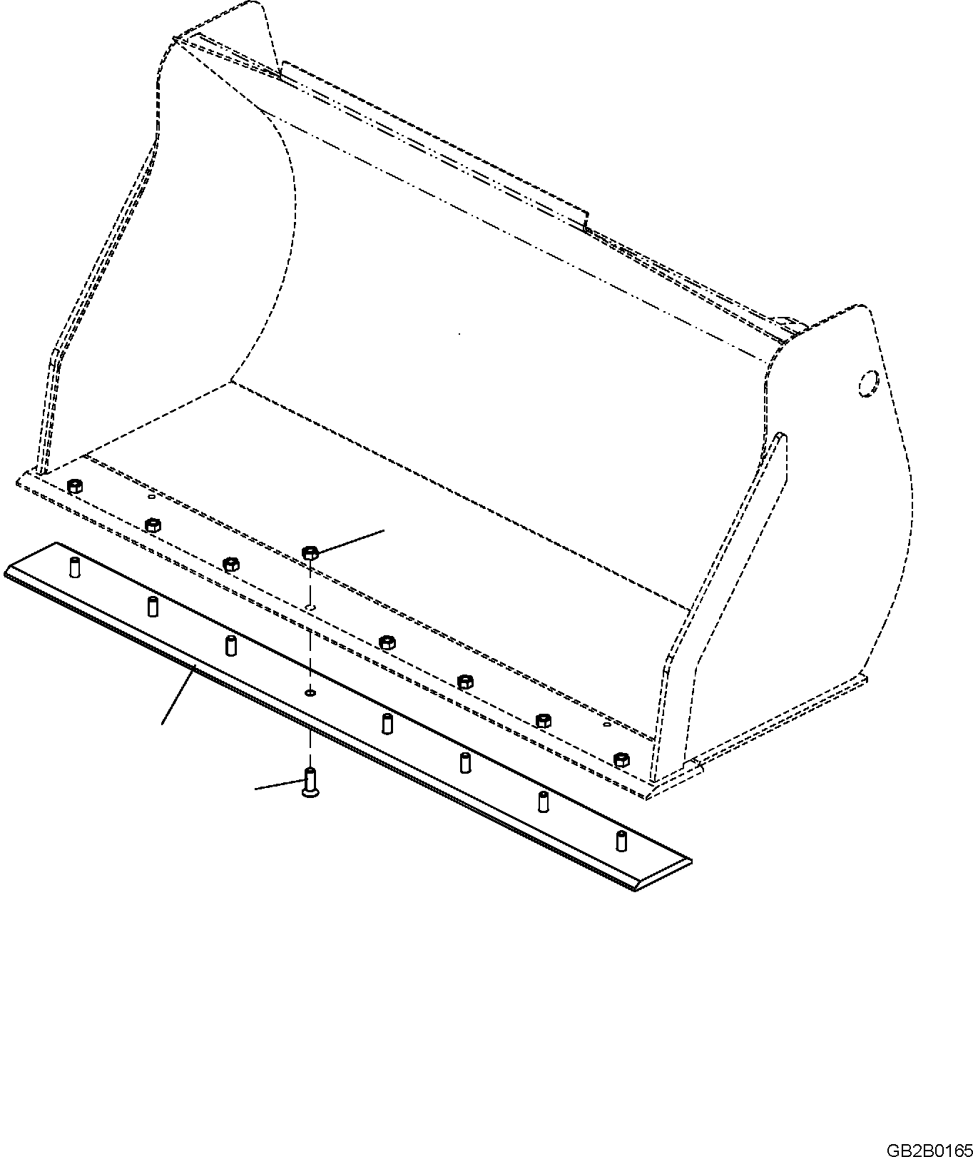 Wheel Loaders Komatsu / WA100M-8 S/N H11051 - UP(WA100M8) / BOLT ON CUTTING EDGE, BOLT ON CUTTING EDGE, L=2200MM(T4122-001001 : T4122-001001)
