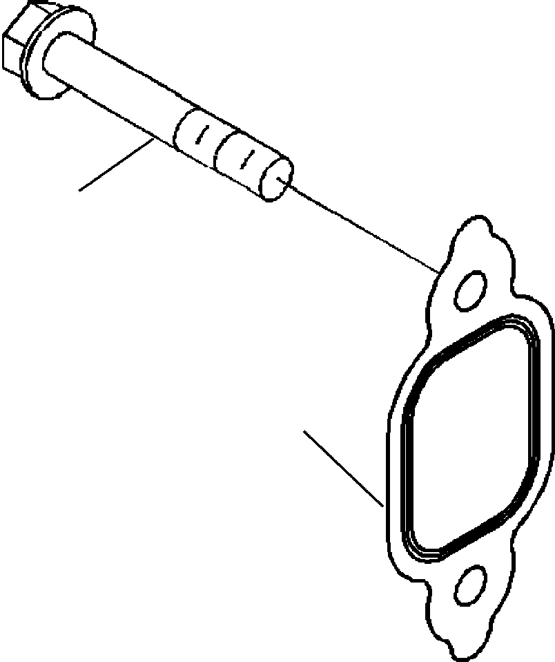 Wheel Loaders Komatsu / WA180-3L S/N A80001-UP(WA1803L) / FIG. A1511-01A0 EXHAUST MANIFOLD MOUNTING(A-010 : A1511-01A0)