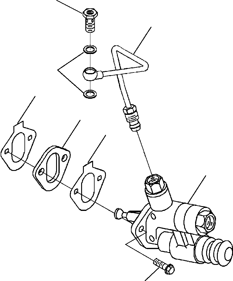 Wheel Loaders Komatsu / WA180-3L S/N A80001-UP(WA1803L) / FIG. A4110-08A0 FUEL LIFT PUMP(A-072 : A4110-08A0)