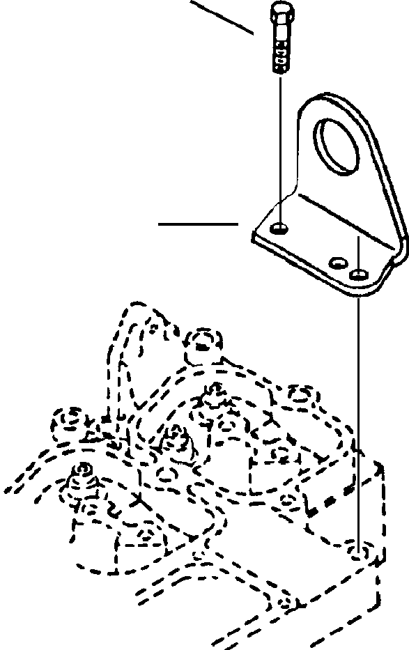 Wheel Loaders Komatsu / WA180-3L S/N A80001-UP(WA1803L) / FIG. A8100-01A0 LIFTING BRACKET(A-110 : A8100-01A0)
