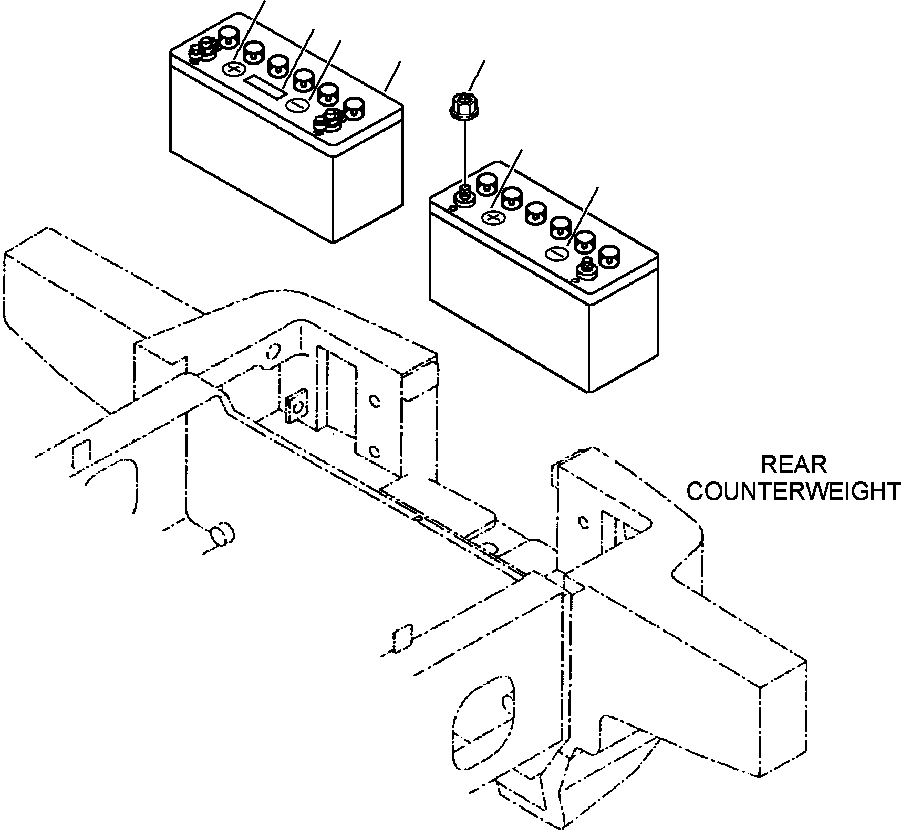 Wheel Loaders Komatsu / WA180-3L S/N A80001-UP(WA1803L) / FIG. E0110-01A0 BATTERY(E-002 : E0110-01A0)