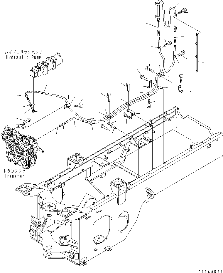 Wheel Loaders Komatsu / WA200-5L S/N A82001-UP(WA200-1E) / TRANSFER OIL COOLER(060040 : C0400-01A0)