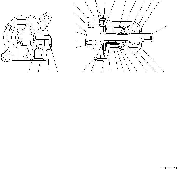 Wheel Loaders Komatsu / WA200-5L S/N A82001-UP(WA200-1E) / COOLING FAN MOTOR(180200 : H2260-03A0)