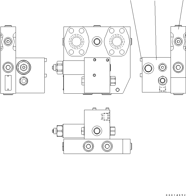 Wheel Loaders Komatsu / WA200-5L S/N A82001-UP(WA200-1E) / AUXILIARY STEERING (1/4)(180430 : H4420-02A0)