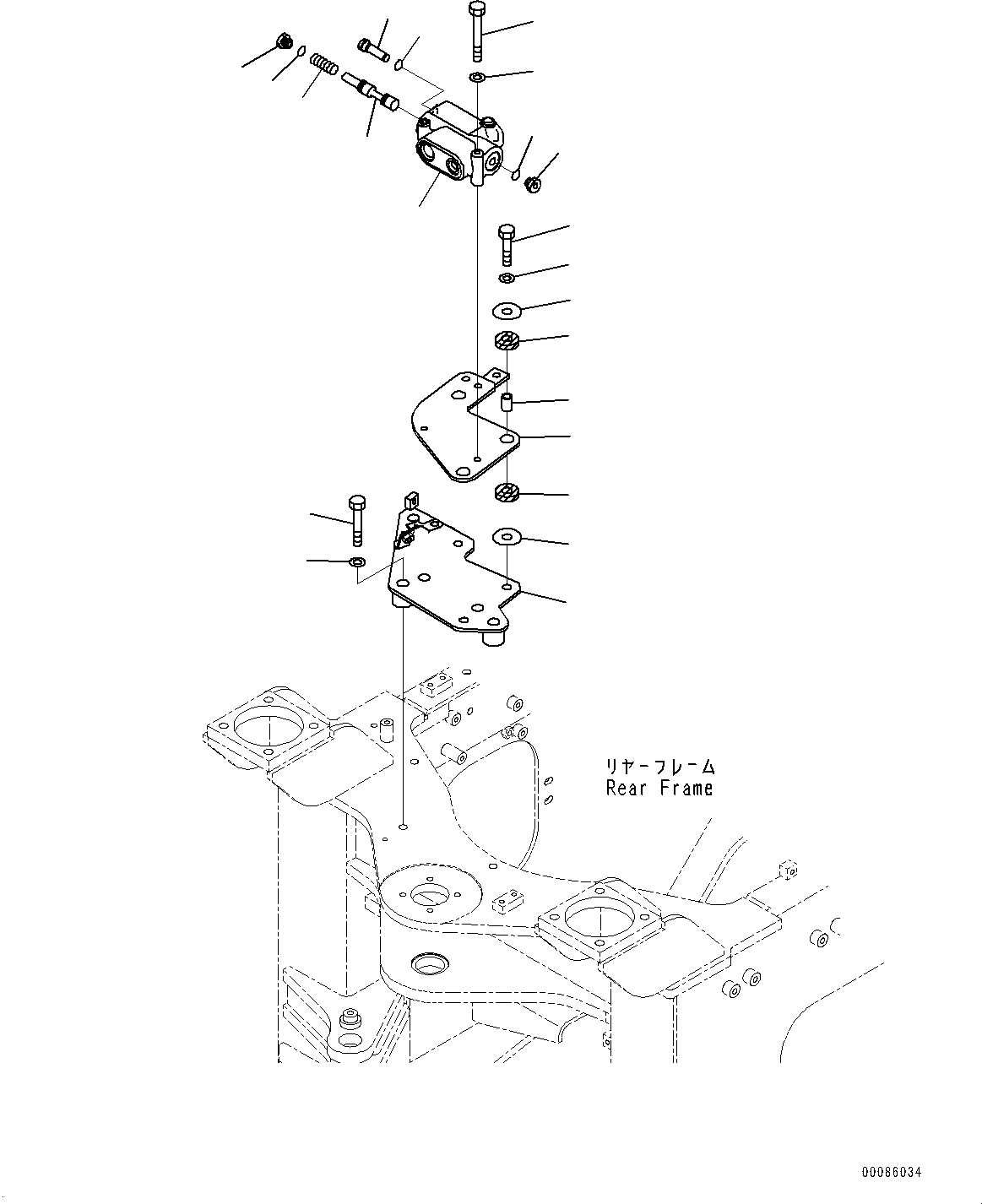 Wheel Loaders Komatsu / WA200-6 Highlift S/N H00051 - Up(WA200HL) / STEERING CONTROL VALVE (PRIORITY VALVE)(H0-15 : H0122-003001)