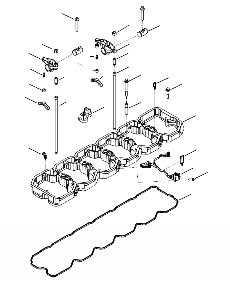 Wheel Loaders Komatsu / WA250-6 S/N A76001-UP(WA250-0E) / A1109-A2A1 ROCKER LEVER(A-003 : A1109-A2A1)